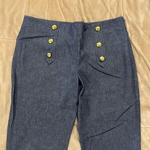 Banana Republic “Sloan” Side zip ankle jeans